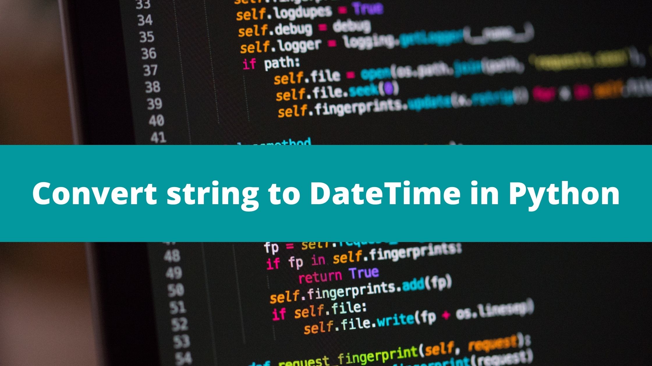 Convert String To DateTime In Python Pythonpip