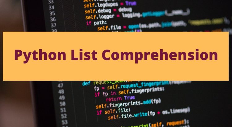 Python List Comprehension Pythonpip