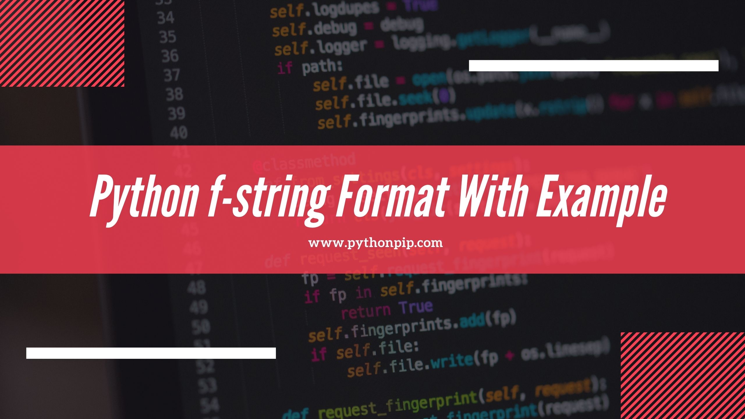 Python F string Format With Example Pythonpip