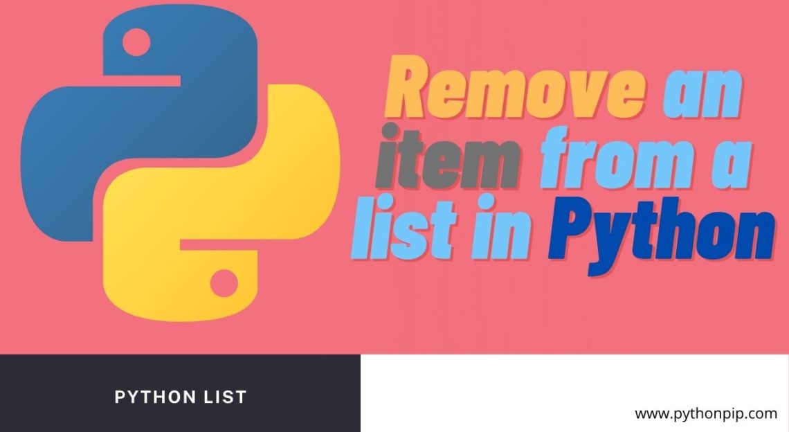 remove first item in list python