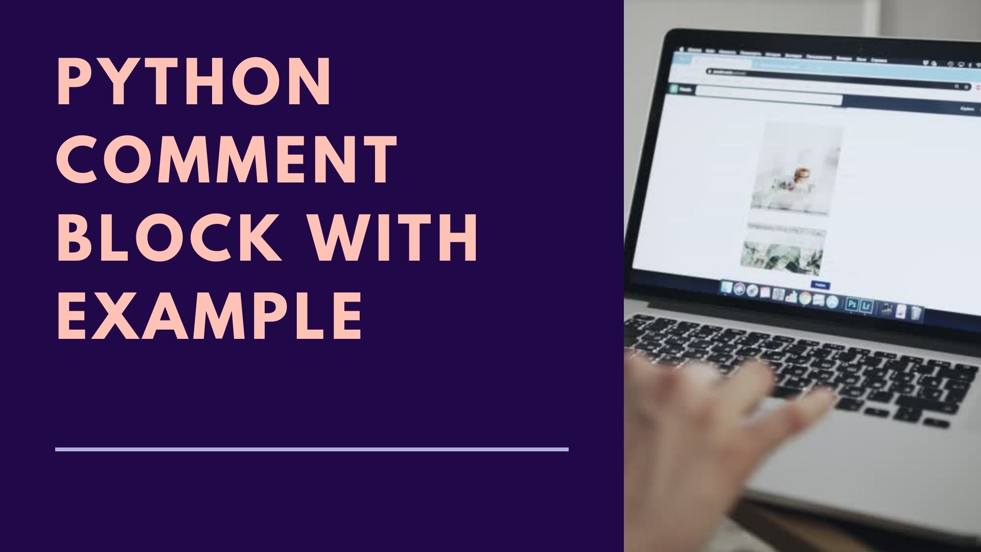 how to make block comments in python